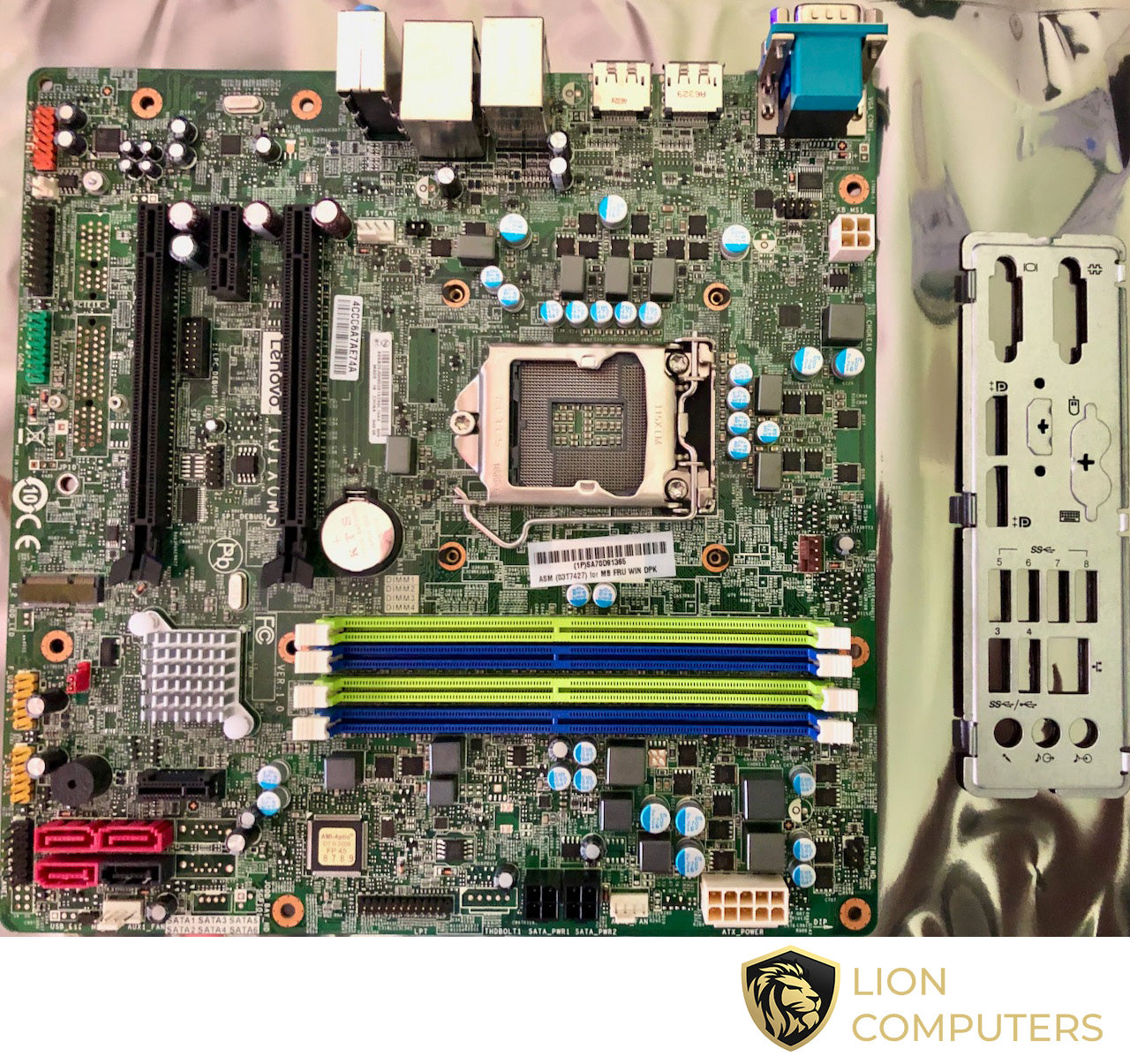 Lenovo M800 SFF LGA 1151 Motherboard Including I/O Shield (FRU 03T7427 WIN DPK) NO CPU - Lion Computers