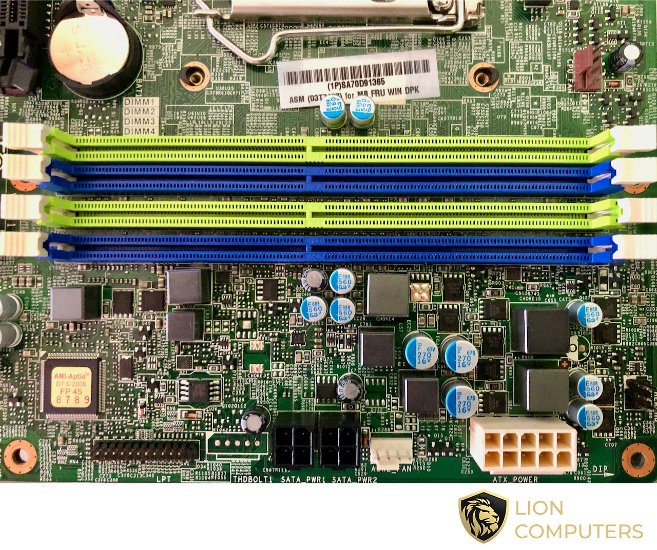 Lenovo M800 SFF LGA 1151 Motherboard Including I/O Shield (FRU 03T7427 WIN DPK) NO CPU - Lion Computers