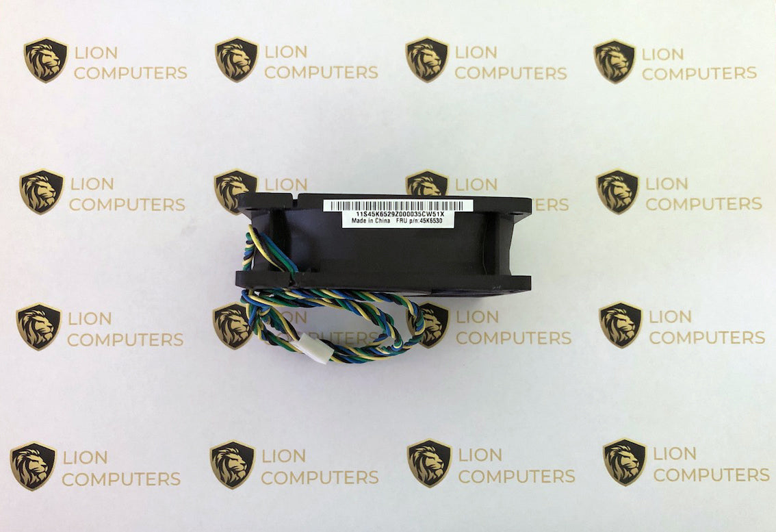 Genuine Lenovo Case Fan 80mm x 25mm 4-Wire (Lenovo FRU 45K6530) - Lion Computers