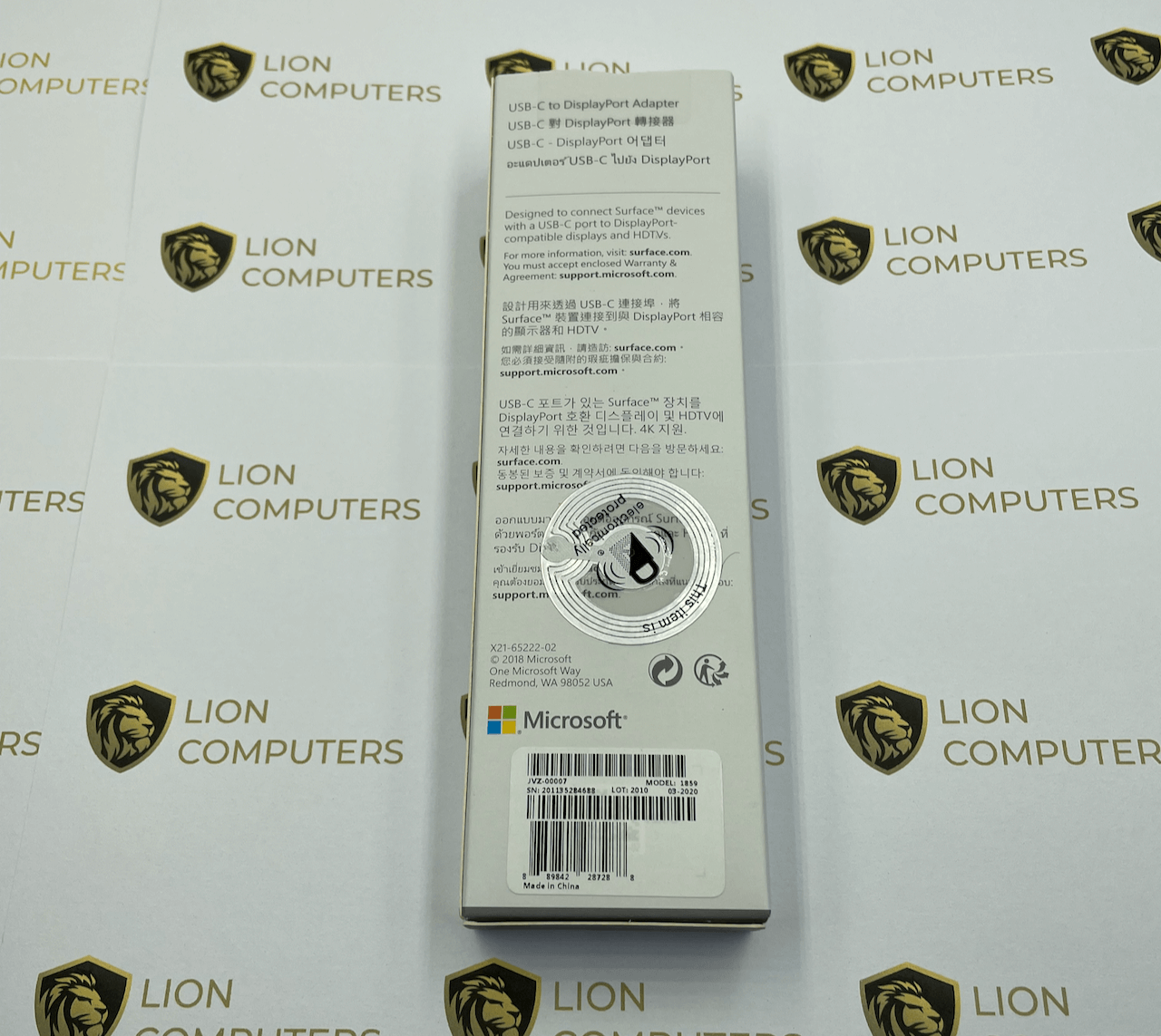 Genuine Microsoft Surface USB-C to DisplayPort Adapter (JVZ-00007) - Lion Computers