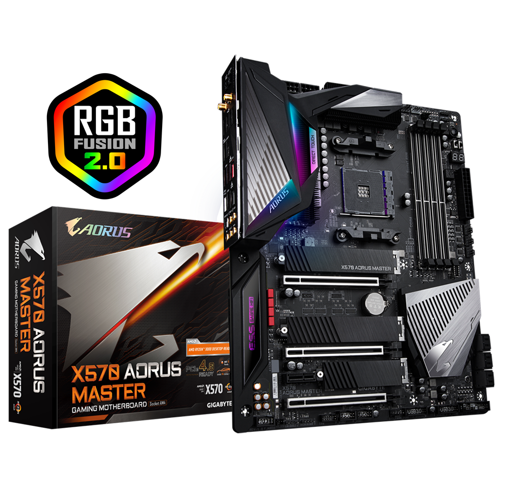 Gigabyte X570 Aorus Master AM4 Motherboard (Refurbished) - Lion Computers