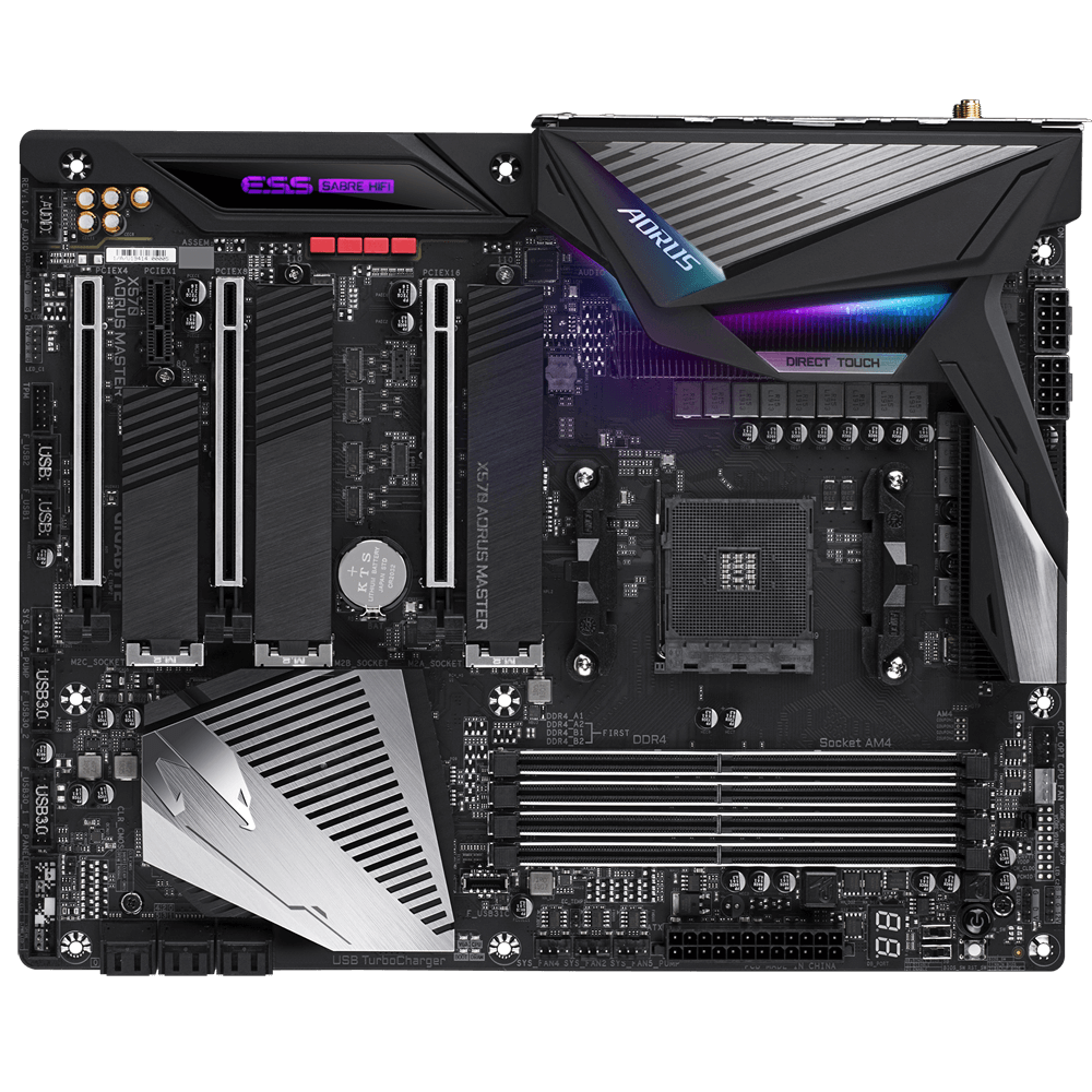 Gigabyte X570 Aorus Master AM4 Motherboard (Refurbished) - Lion Computers