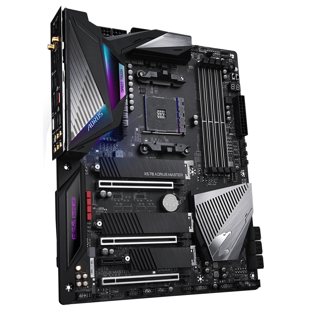 Gigabyte X570 Aorus Master AM4 Motherboard (Refurbished) - Lion Computers