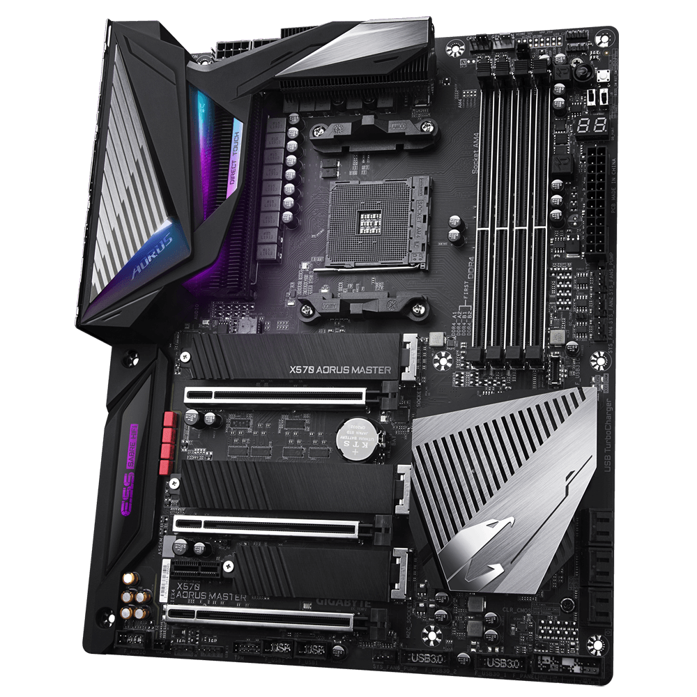 Gigabyte X570 Aorus Master AM4 Motherboard (Refurbished) - Lion Computers