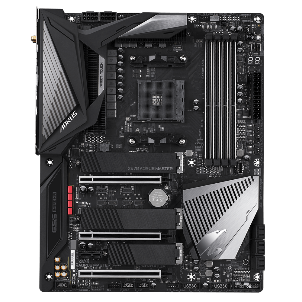 Gigabyte X570 Aorus Master AM4 Motherboard (Refurbished) - Lion Computers