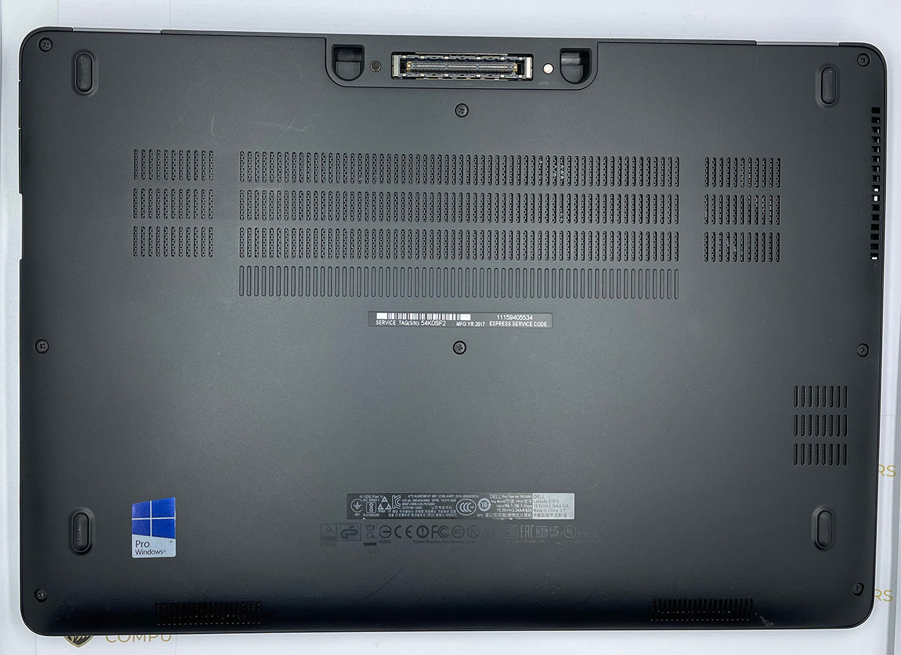 Dell Latitude E7470 - Intel Core i7-6600U, 8Gb RAM, 512Gb SSD, 14" FHD Screen, Windows 10 Pro - Lion Computers