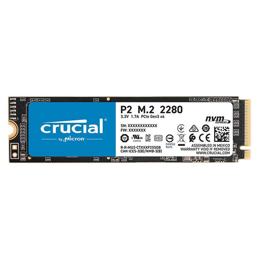 Crucial 1TB P2 M.2 NVME SSD 2300R/1800W - Lion Computers